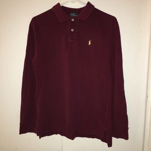 Polo Ralph Lauren shirt Burgundy/maroon L 14/16